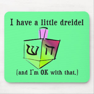 Tapis De Souris J'ai un petit Dreidel Mousepad