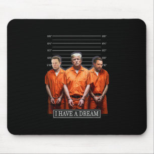 Tapis De Souris J'ai un rêve drôle de citation de dicton de police