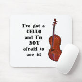 Tapis De Souris J'ai un violoncelle (Avec souris)