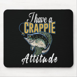 Tapis De Souris J'ai une attitude de pêche à la marache