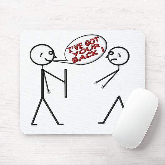 Tapis De Souris J'ai VOTRE DOS ! (Avec souris)
