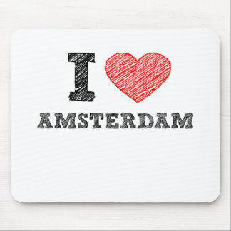 Tapis De Souris J'aime Amsterdam
