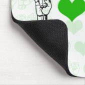 Tapis De Souris J'aime ASL Mousepad (Coin)