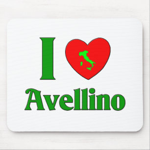 Tapis De Souris J'aime Avellino Italie