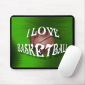 TAPIS DE SOURIS J'AIME BASKETBALL-MOUSEPAD (Avec souris)