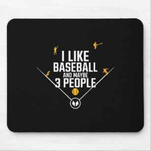 Tapis De Souris J'aime Bysebyll et peut-être 3 personnes 1