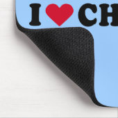 TAPIS DE SOURIS J'AIME CHARLIE (Coin)