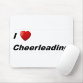 Tapis De Souris J'Aime Cheerleader (Avec souris)