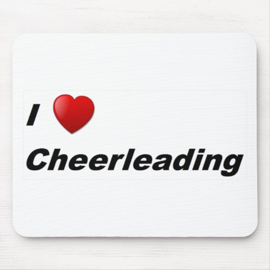 Tapis De Souris J'Aime Cheerleader (Devant)