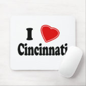 Tapis De Souris J'aime Cincinnati (Avec souris)