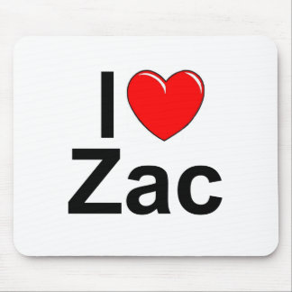 Tapis De Souris J'aime (coeur) Zac