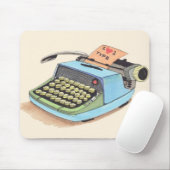 Tapis De Souris J'aime dactylographier ! (Avec souris)