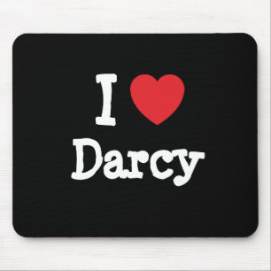 Tapis De Souris J'aime Darcy heart T-Shirt