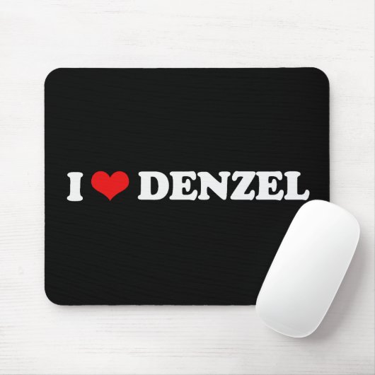 TAPIS DE SOURIS J'AIME DENZEL (Avec souris)