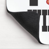 Tapis De Souris J'aime des ailes de poulet (Coin)