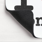 Tapis De Souris J'aime des butées toriques Mousepad (Coin)