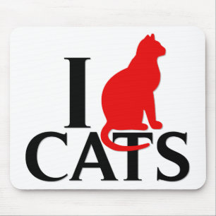 Tapis De Souris J'aime des chats