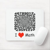 Tapis De Souris J'aime des maths (Avec souris)
