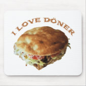Tapis De Souris J'aime Döner (Devant)
