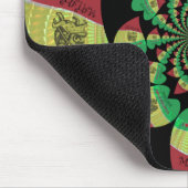 Tapis De Souris J'aime Ethiopie Beaux Coeurs Couleurs (Coin)