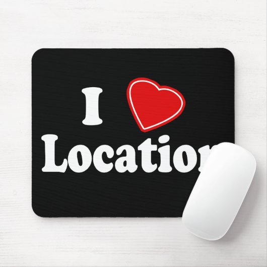 Tapis De Souris J'aime II (Avec souris)