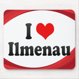 Tapis De Souris J'aime Ilmenau, Allemagne