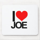 Tapis De Souris J'aime Joe Mousepad (Devant)