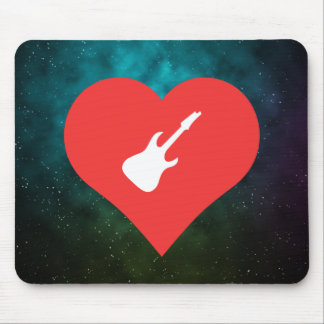 Tapis De Souris J'aime jouer les guitares électriques