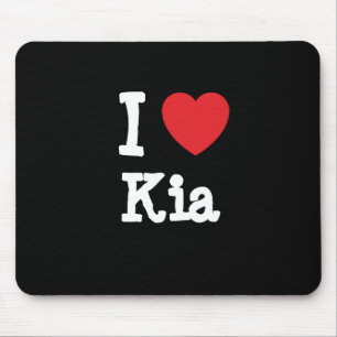 Tapis De Souris J'aime Kia heart T-Shirt