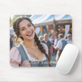 TAPIS DE SOURIS J'AIME LA BAVIÈRE (Avec souris)
