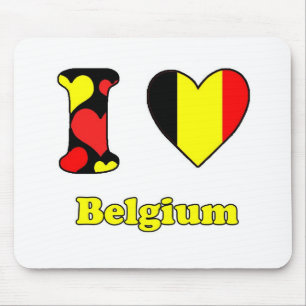Tapis De Souris J'aime la Belgique