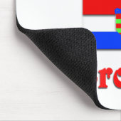 Tapis De Souris J'aime la Croatie (Coin)