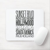 Tapis De Souris J'aime la LA (Avec souris)