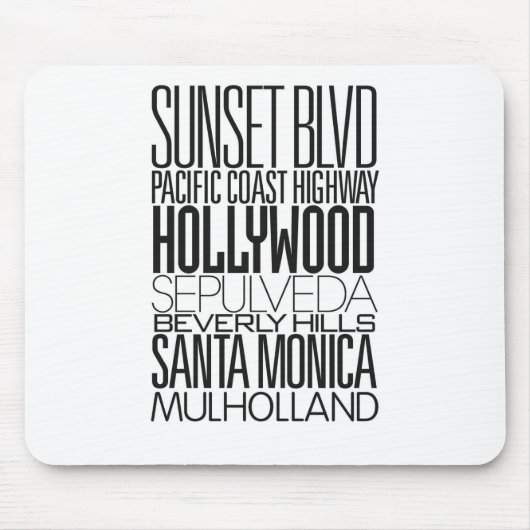 Tapis De Souris J'aime la LA (Devant)