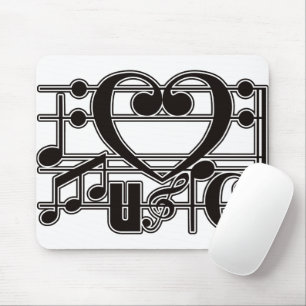 TAPIS DE SOURIS J'AIME LA MUSIQUE