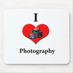 Tapis De Souris J'aime la photographie