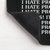 Tapis De Souris J'aime la programmation/je déteste programmer (Coin)