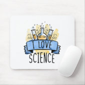 Tapis De Souris J'aime la science (Avec souris)