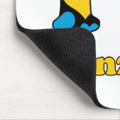 Tapis De Souris J'aime la Tanzanie (Coin)