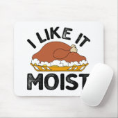 Tapis De Souris J'aime l'action de grâce humide (Avec souris)