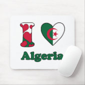 Tapis De Souris J'aime l'Algérie (Avec souris)