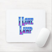 Tapis De Souris J'aime Lampe (Avec souris)