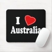 Tapis De Souris J'aime l'Australie (Avec souris)