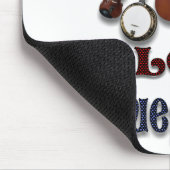TAPIS DE SOURIS J'AIME LE BLUEGRASS MOUSEPAD (Coin)