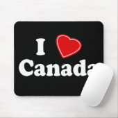Tapis De Souris J'aime le Canada (Avec souris)