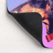 Tapis De Souris J'Aime Le Coeur Mon Doberman (Coin)