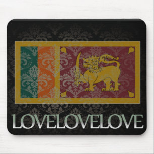 Tapis De Souris J'aime le cool du Sri Lanka