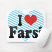 Tapis De Souris J'aime le Farsi (Avec souris)