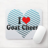 Tapis De Souris J'aime le fromage de chèvre (Avec souris)