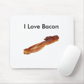 Tapis De Souris J'aime le lard Mousepad (Avec souris)